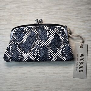 HOBO-Cheer Frame Pouch Printed Leather Pixel Exotic -NWT
